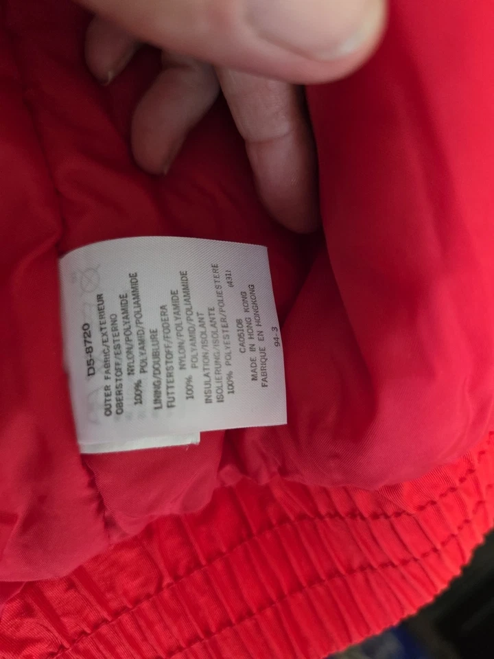 Chaleco Descente Rojo Y Dorado Ds-8720 Foto 3 de 4