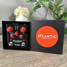 Nux Atlantic Verdugo Series Delay Reverb Guitar Effects Pedal w/ Tap Tempo