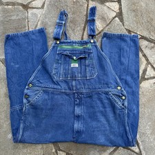Liberty Overall Mens 42x30 Blue Denim Bib Workwear Utility Carpenter Rugged