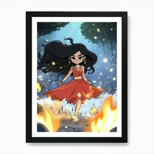 Pixie Dust Art Print Framed Wall Art Poster Canvas Print Picture