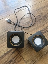 USB Wired Computer Speakers PC Desktop for Laptop Mac. Excellent Condition.