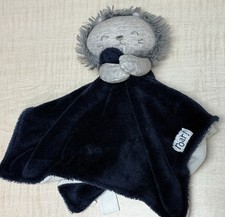 Carters Just One You Roar Lion Navy Blue Gray Plush Security Blanket Lovey