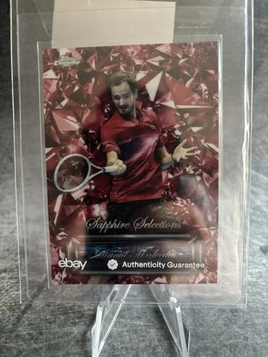 2025 Topps Chrome Sapphire Tennis Red Refractor Daniil Medvedev #SSS-17