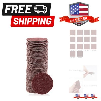 100pcs Sanding Discs 2 inch Sandpaper 40 Grit Hook and Loop Sanding Discs for...