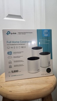 TP-Link Deco X25 AX1800 Wi-Fi 6 Mesh Router System White 3-Pack New Sealed