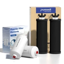 Purewell 8-Stage PF-3FL-2 Purification Elements Set, Replacement Filters for ...