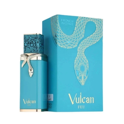 香水(男性用) Vulcan FEU Eau de 100ml/ used 10 spary Fragrance World French Avenue Vulcan Feu 100ml / 3.4 oz EDP Spray