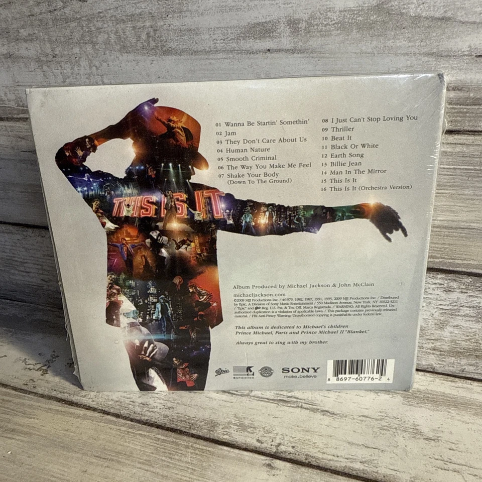 New! Michael Jackson's This Is It CD The Music That Inspired The Movie Digipak - Image 4 of 4