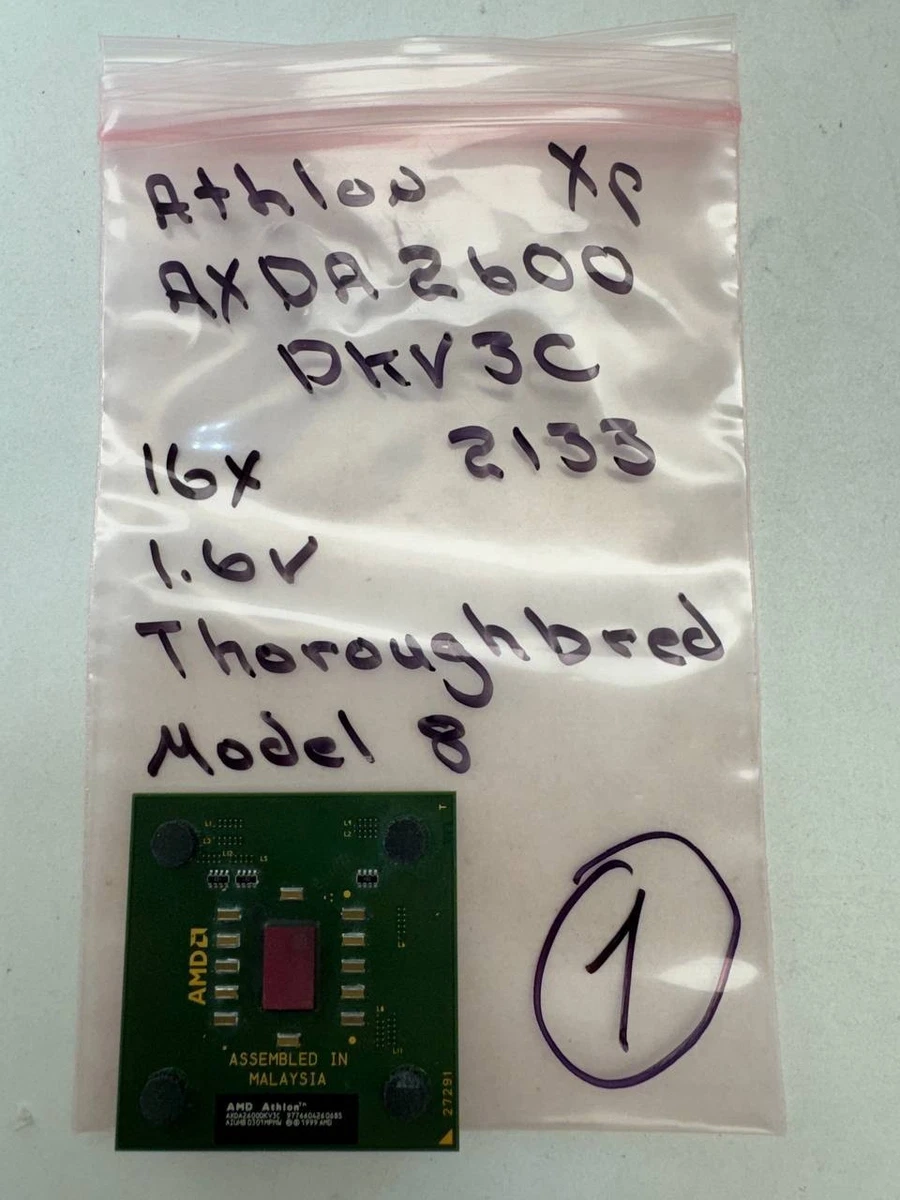 CPU, 2600 + Athlon XP, Axda2600dkv4d