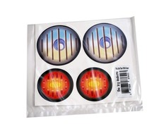 Toy Restore Replacement Stickers Fits Little Tikes 30th Cozy Coupe Car Headlight