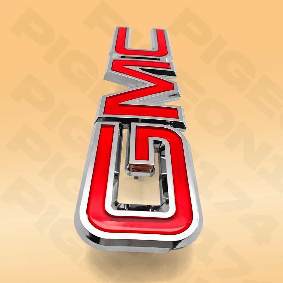 2007-2013 Grille Emblem For GMC Yukon Acadia Front Nameplate Letter Badge Chrome - Image 4 of 4