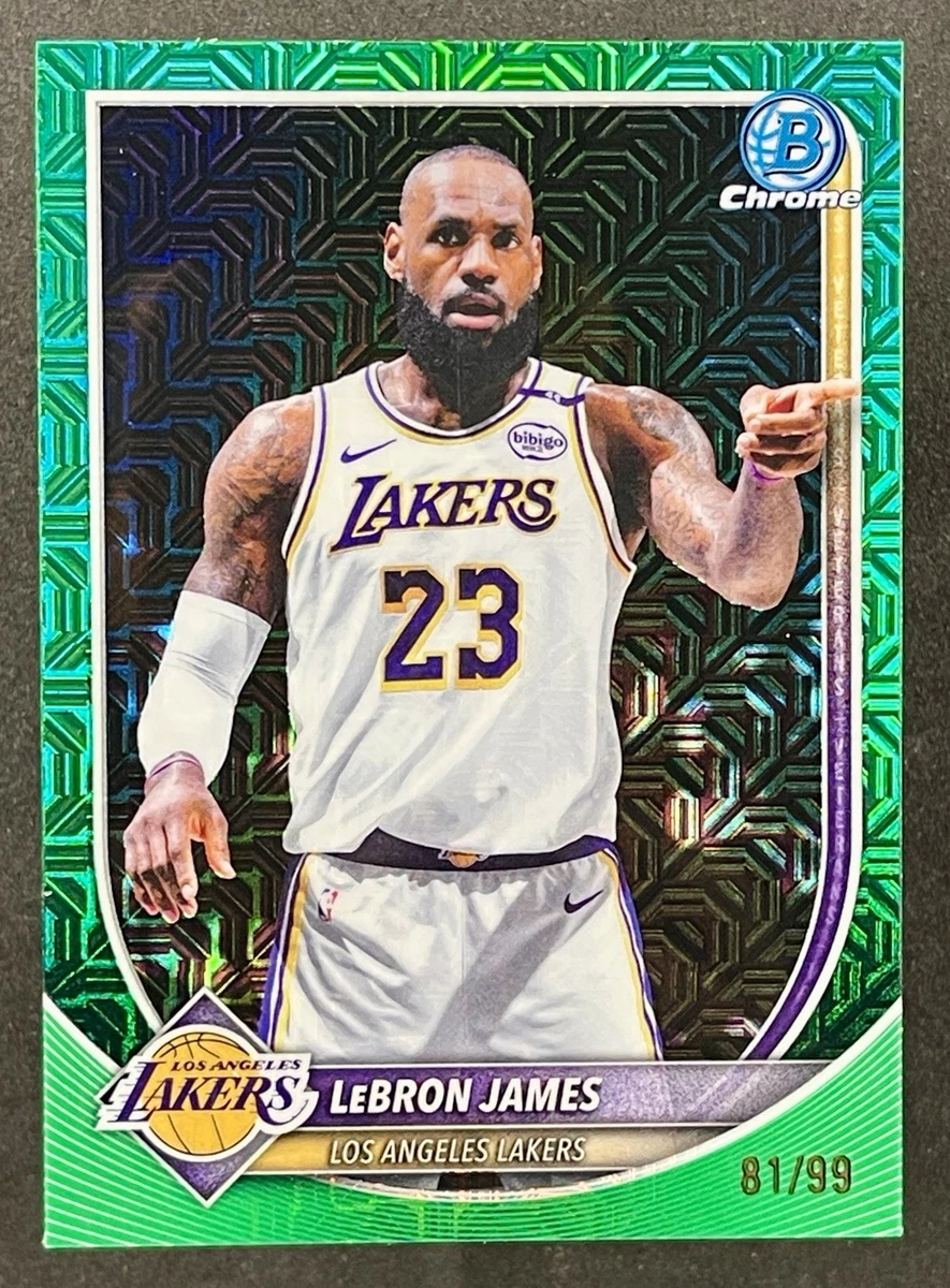 Bowman LeBron James Basketball Serial Numbered Sports Trading