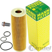 MANN ÖLFILTER+SCHRAUBE für MERCEDES C-KLASSE W204 + E-KLASSE W212 + SLK R172