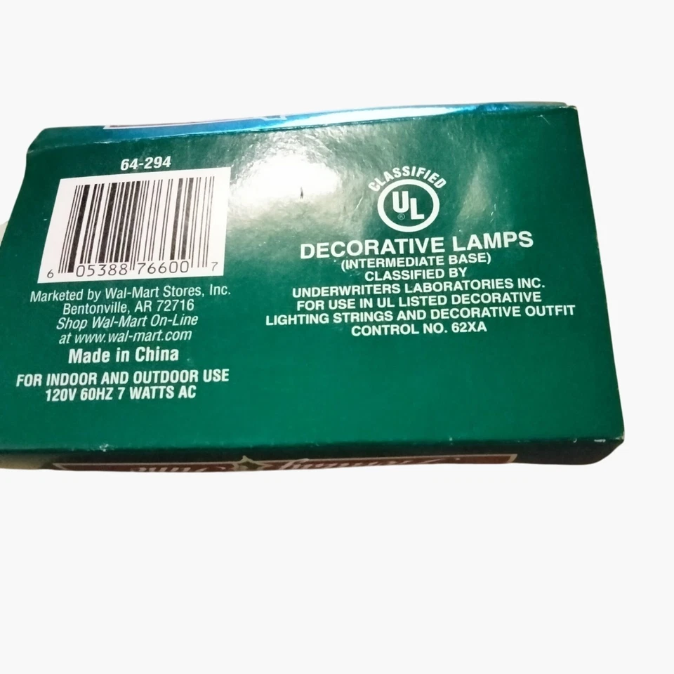 Four C9 Replacement Bulbs 7 Watts 120V Indoor Outdoor Lot 6 - Image 3 of 4