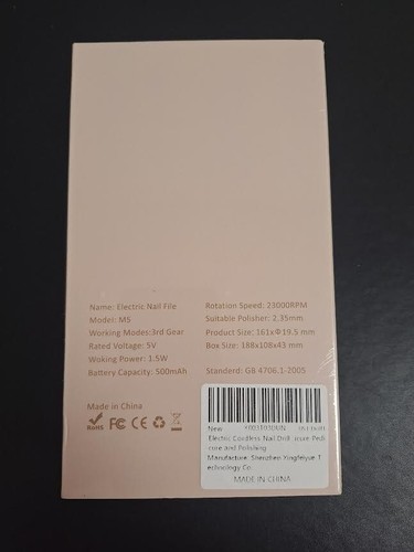 🔥 Palwin Trapano Elettrico per Unghie, 23000RPM Trapano Elettrico per Unghie, USB - Foto 9 di 9