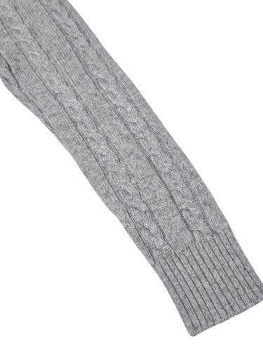 Men’s Ralph Lauren Grey Knit Jumper - Fits Medium Size - Picture 3 of 4