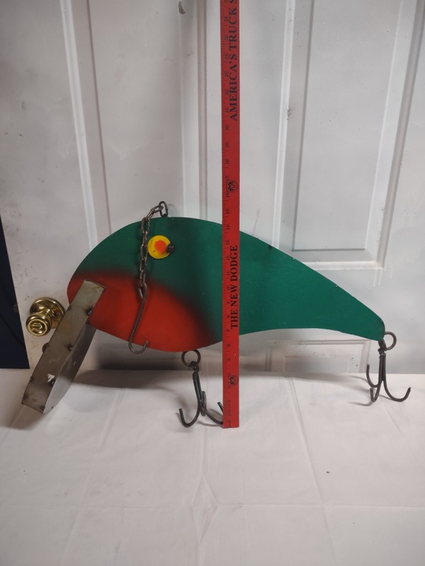 Vintage fishing lure advertisements With Banner.