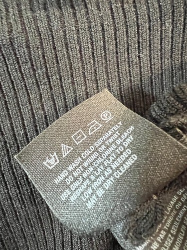 Moth Pullover Sweater Women's Size Small Black Solid Rayon Long Sleeves V-Neck - Picture 5 of 7