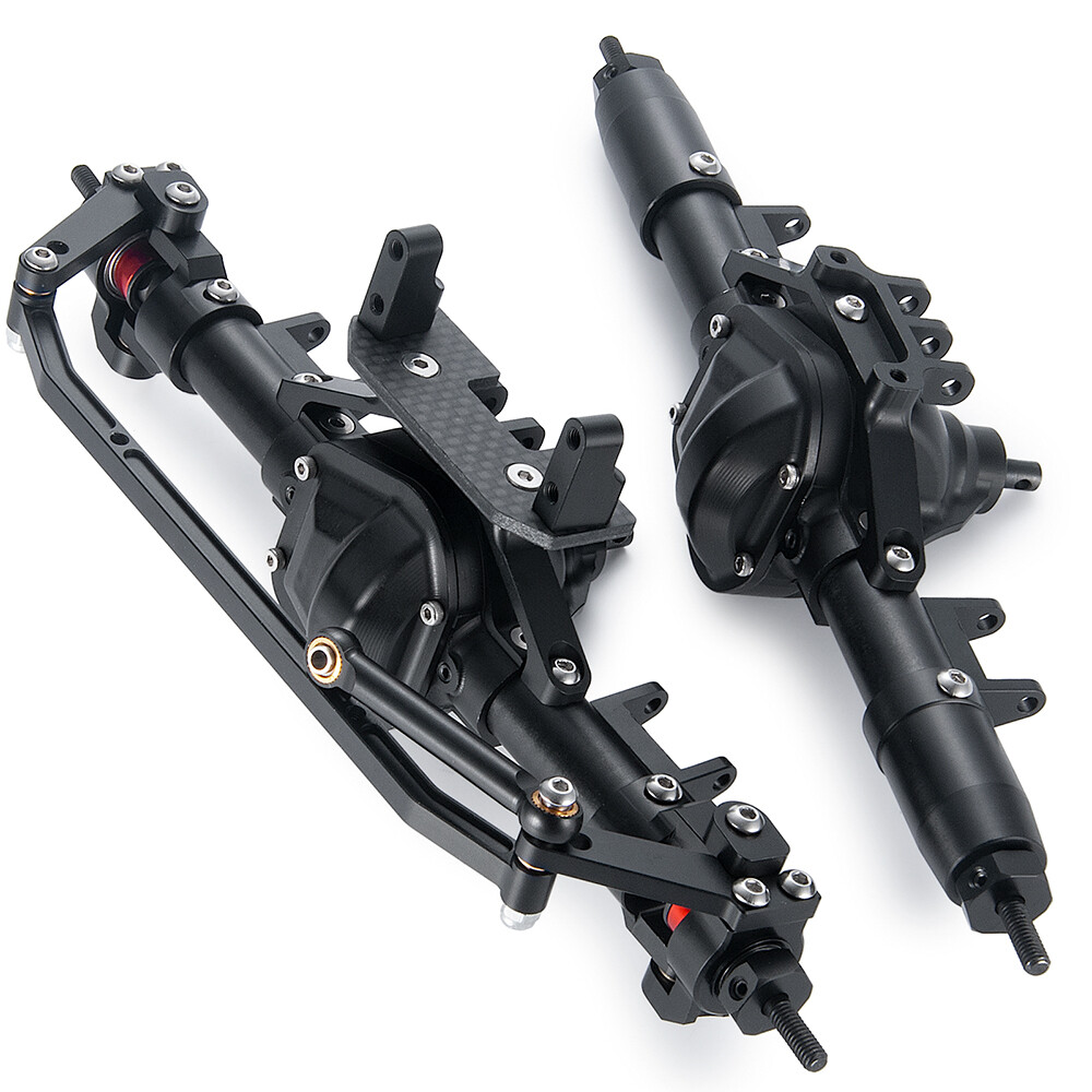 Legiertes Metall Middle Vorder- Hinterachse Achsen Für 1/10 RC Axial ...