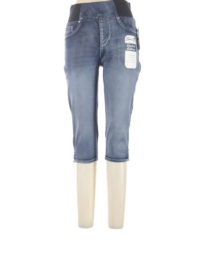 Seven7 Blue Capris Jeans Women’S Size 12 Skinny Mid Rise Stretch NWT