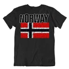 Flag T-Shirt Norway Fashion Country Souvenir Gift Tee Pride logo