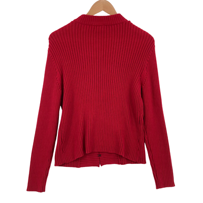 ウ*ー様 【A.PRESSE】Cotton Knit Cardigan RED ウ*ー様 【A.PRESSE】Cotton Knit Cardigan RED