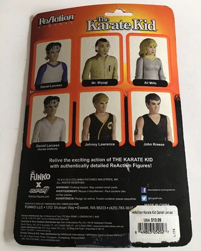 Karate Kid Figure Daniel Larusso NOS 2015 Super7 Reaction Series Collectible - Picture 2 of 6