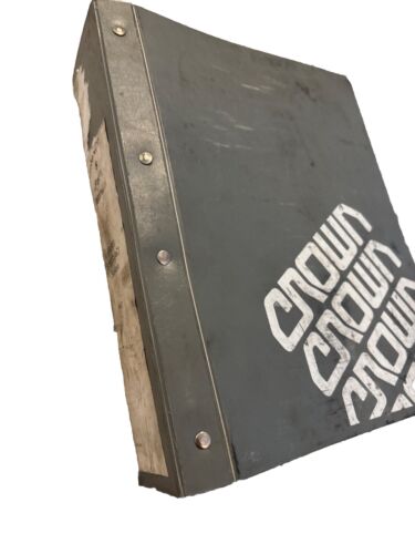 CROWN #1457 RR/RD 5700 SERIES (AC TRACTION) SERVICE & PARTS MANUAL S9 - Picture 2 of 3