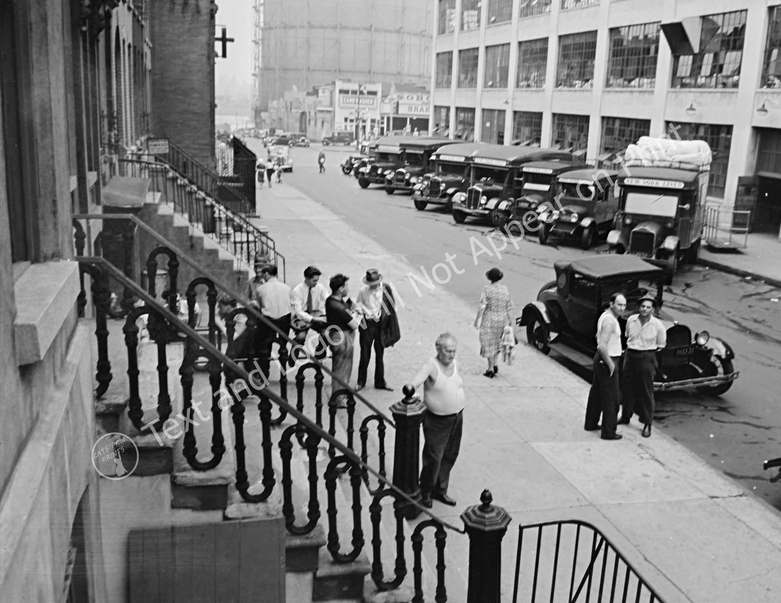 1938 Scene #2 on East 62nd, New York City, NY Vintage Old Photo Reprint