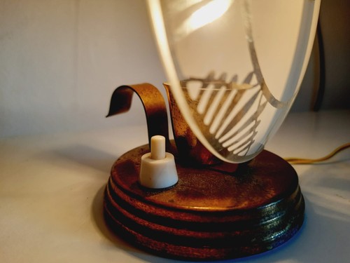 Couple Abat-Jour Ans 40 Rare Paire Old Table Lamps Vintage 40s - Picture 3 of 10