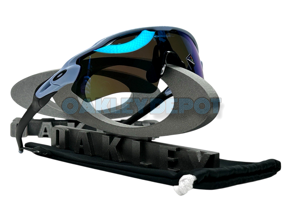 ✓🕶️ OAKLEY RADAR EV XS PATH 00J9001 STONE WASH/PRIZM SAPPHIRE