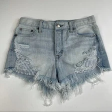 American Eagle Women's Vintage Hi-Rise Festival Shorts Size 0