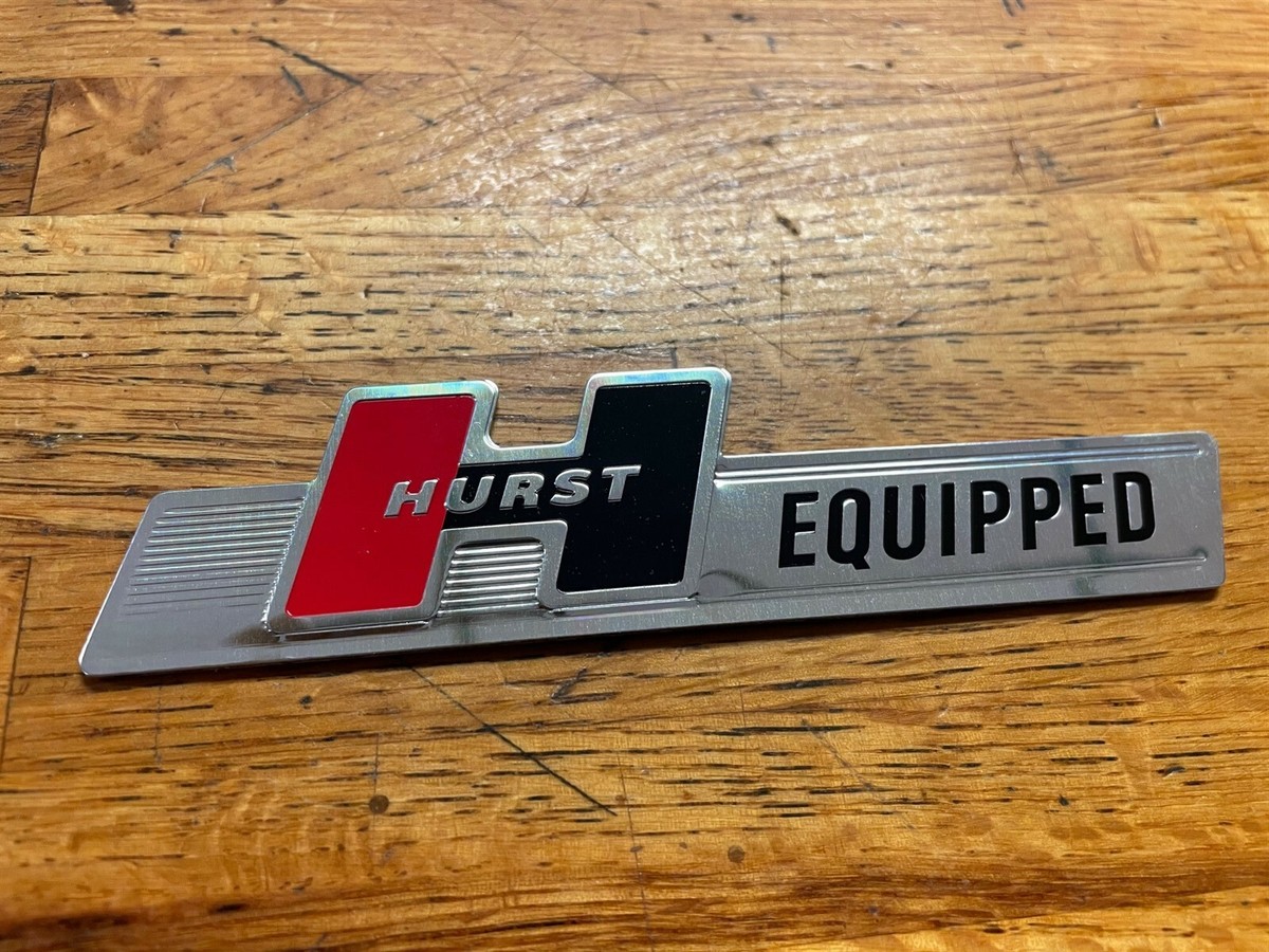 Hurst Equipped Hurst Shifter Shifters Vintage Metal Thin Plaque