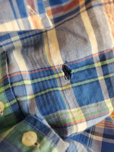 LOT of 2 Ralph Lauren Polo Shirts Button-Up Long Sleeve Dress Size 4/4T Boys - Picture 10 of 10