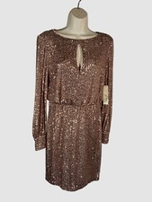 Eliza J Womens Beige Blouson K Cocktail/Party Dress Size 4