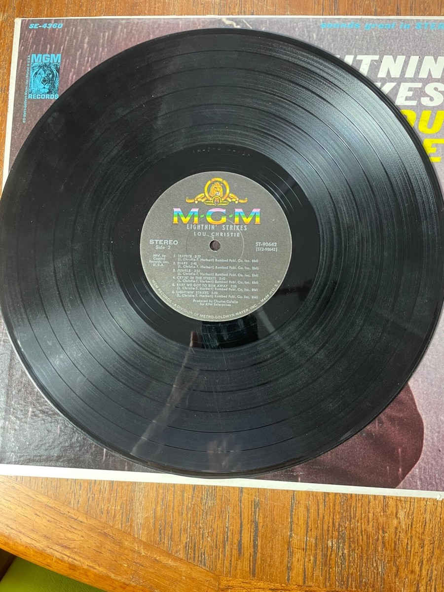 Lou Christie-Lightnin' Strikes LP 1966 ROCK POP MGM Records