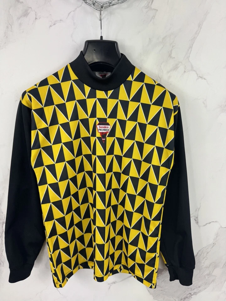 Vintage 90s Sondico Premier Range #1 Goalkeeper LS Jersey - Image 2 of 4