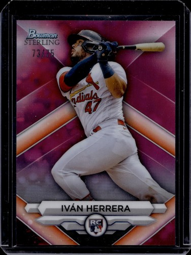 2023 Bowman Sterling Rookies Magenta Refractors Ivan Herrera 73/75