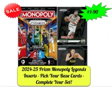 2024-25 MONOPOLY PRIZM NBA Pick Your Base Cards Complete Your Set