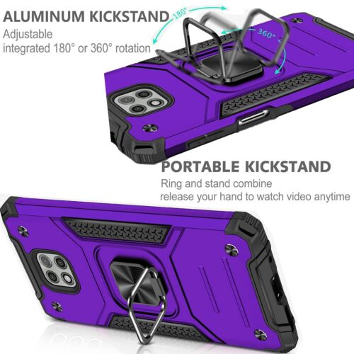 Coque téléphone pour Moto G Power 2021 2022 béquille + écran en verre trempé - Photo 64 sur 95