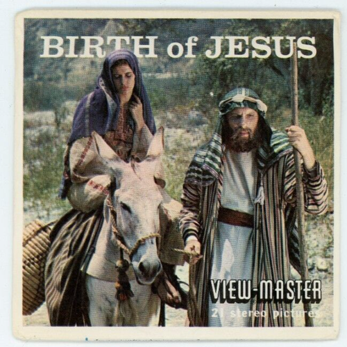 Vintage View-Master Rollen Die Geburt Jesu Christi XTIAN Paket B875 Sawyer's - Bild 1 von 4