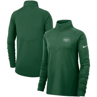 Nike Women's New York Jets Raglan Performance Half-Zip Core Pullover ~ Large 192501665939 | eBay