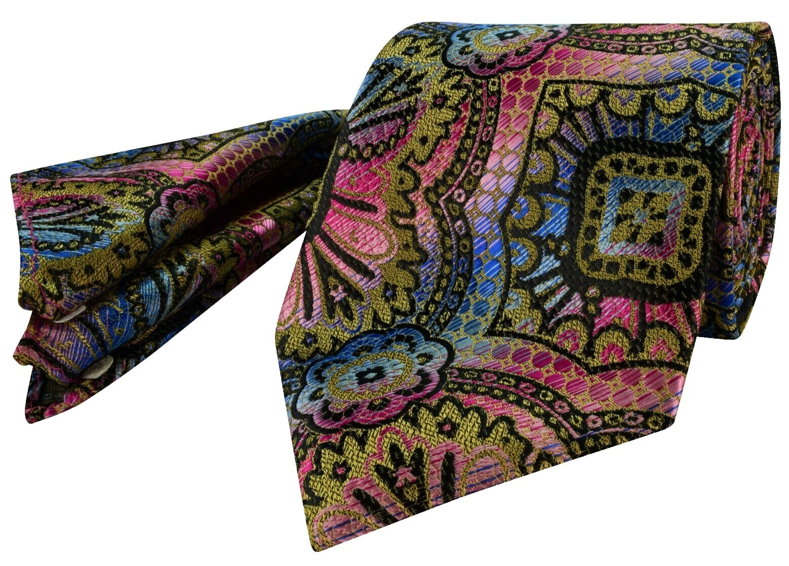 Set Vintage 100% Seda corbatas, pajaritas y pañuelos