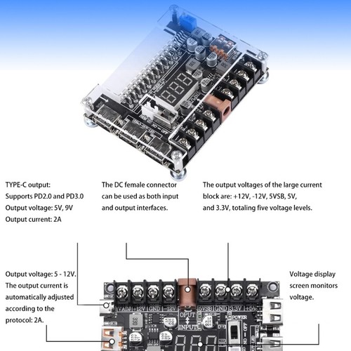 Comprehensive Power Supply Module High Current for 20Pin & 24Pin Application