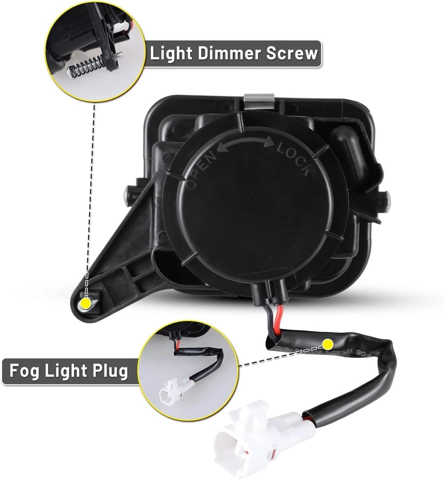 Juego de luces antiniebla transparentes para parachoques Toyota Celica 2000 2001 2002 2003 2004 2005 Foto 4 de 4