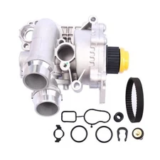 Aluminum Water Pump Kit Compatible with Audi A3 A4 A5 A6 Q3 Q5 TT A4 Allroad ...