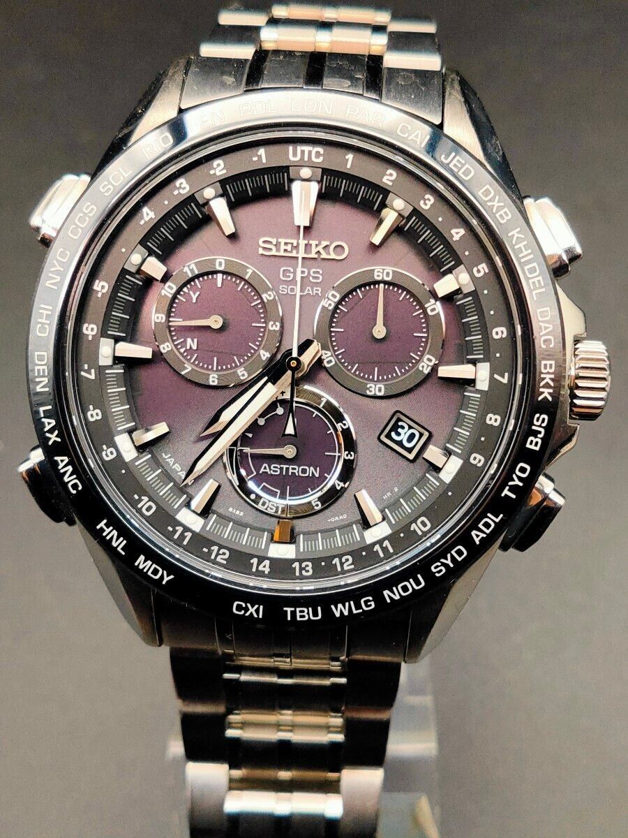 Seiko Astron SBXB003 Chronograph 8X82-0AB0 54.3x45mm 17cm Seiko Astron SBXB003 Chronograph 8X82-0AB0 54.3x45mm 17cm