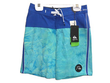 QUIKSILVER Boy's Boardshorts HIGHLINE SNAPPY - PRM6 Blue - Size 24 - NWT