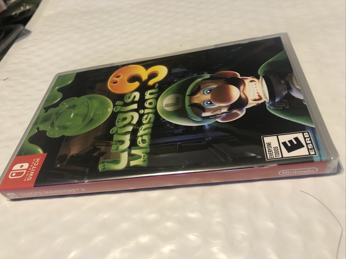 Nintendo Switch Luigi's Mansion 3 Brand New Factory Sealed