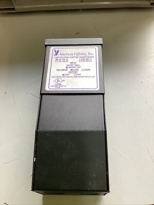 American Lighting TR-150-12 low voltage lighting transformer boost trap 150watt 